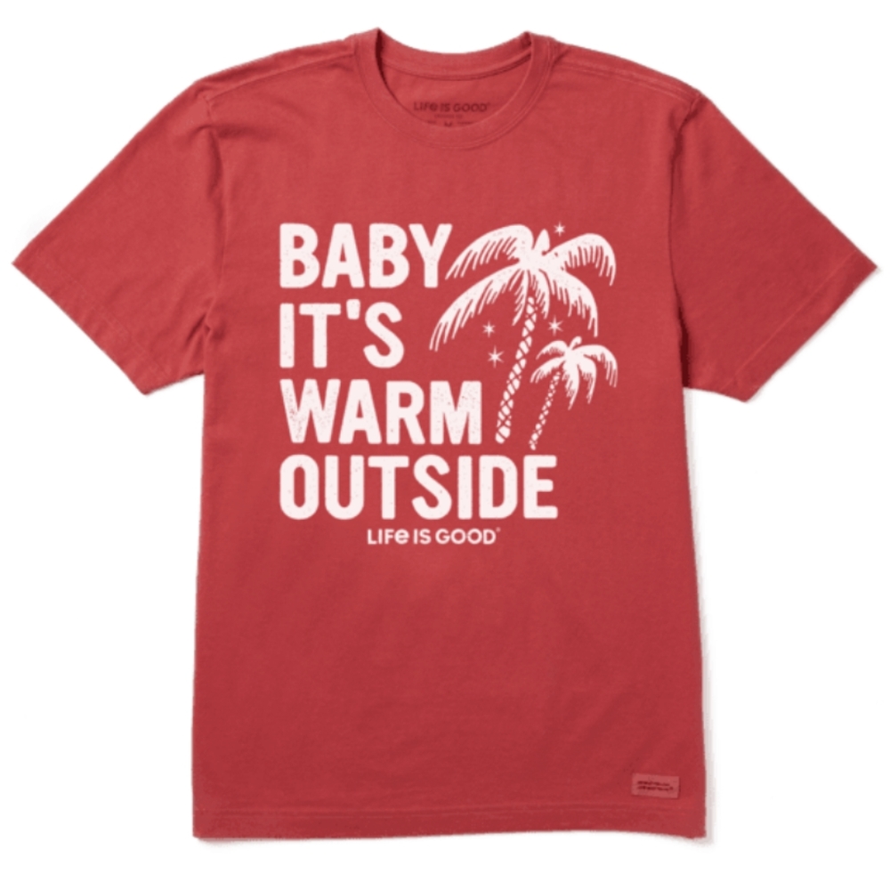 3XL Life Is Good Baby It's Warm Outside Christmas Shirt Red